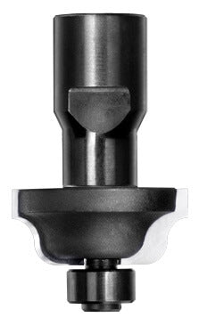 JSO Karnis-Profilfräser mit Hartmetall-Schneiden, massiver M12-Gewindeaufnahme und integriertem 12 mm Anlauflager für industrielle Fräsaggregate.