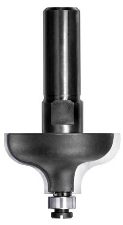 JSO S-Profilfräser mit Hartmetall-Schneiden, massivem 12 mm Schaft und integriertem 9 mm Anlauflager für Profi-Oberfräsen.