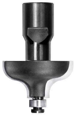 JSO S-Profilfräser mit Hartmetall-Schneiden, massiver M12-Gewindeaufnahme und integriertem 9 mm Anlauflager für industrielle Fräsaggregate.