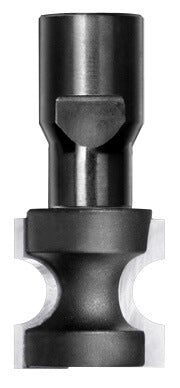 JSO Halbstabfräser HW mit Radius 5 mm, zwei präzisionsgeschliffenen Hartmetallschneiden und einer stabilen Innengewinde-Aufnahme M10.
