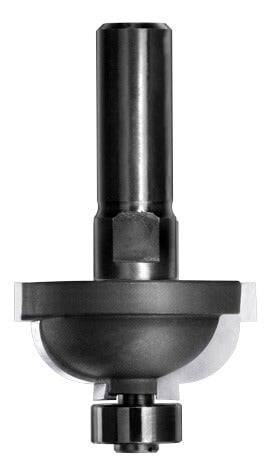 JSO Karnis-Profilfräser mit Hartmetall-Schneiden, massivem 12 mm Schaft und integriertem 19 mm Anlauflager für maximale Laufruhe.