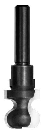 JSO Griffmuldenfräser mit Hartmetall-Schneiden und 6 mm Schaft – spezialisiert auf die Fertigung ergonomischer Griffleisten.