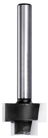 JSO Stufenfräser mit Hartmetall-Schneiden und 8 mm Schaft – großformatige Ausführung für zweistufige Senkungen mit Ø 24,3 mm.