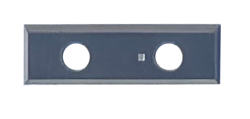 10 Stück Wendeplatten HW03 30x9x1,5mm mit 2-Loch Fixierung und vierseitigem Schliff im Holzfräsershop.