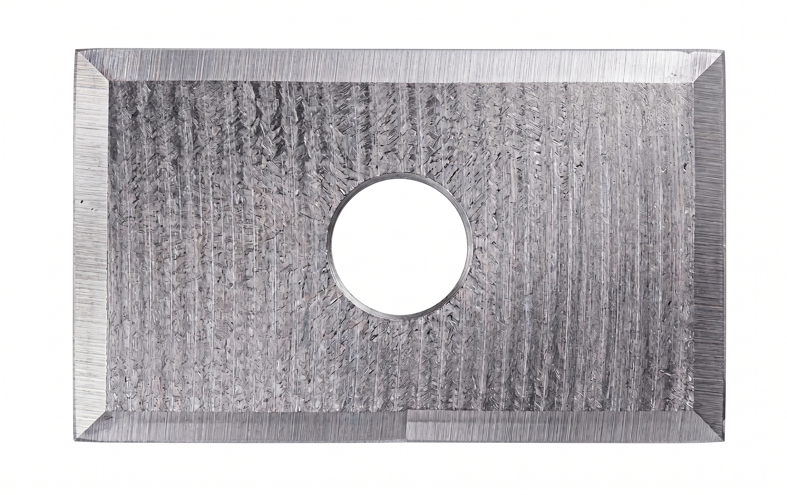 JSO Hartmetall (HW) Wendeplatte 20,0 x 12,0 x 1,5 mm mit zentraler 1-Loch-Bohrung im 10er-Pack.