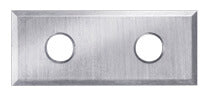JSO Hartmetall (HW) Wendeplatte 30,0 x 12,0 x 1,5 mm mit 2-Loch-Bohrung im 10er-Pack.