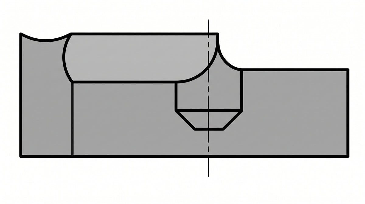 JSO HW Einbohrmesser Wendeplatte für NoviTec Schruppfräser Ø 20 mm im Holzfräsershop.
