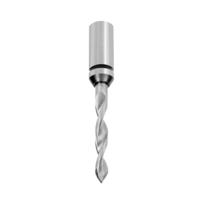 JSO VHW Durchgangslochbohrer Ø 10 x 20 mm Rechtslauf aus Vollhartmetall mit Spitzenlänge 8,7 mm und 10 mm Schaft im Holzfräsershop.