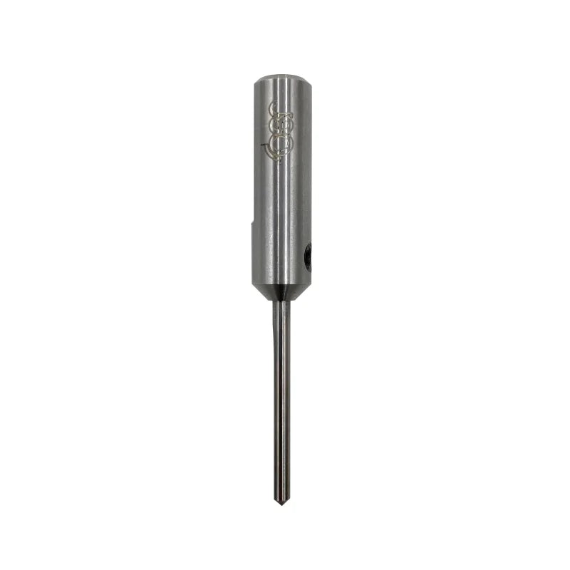JSO Bohrstift VHW Ø 2,5x15mm GL 70mm mit 10mm Schaft und Spannfläche im Holzfräsershop.